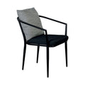 Armstoel Floreana - Aluminium frame – stoffen koord rug – kussens AC-2027 1