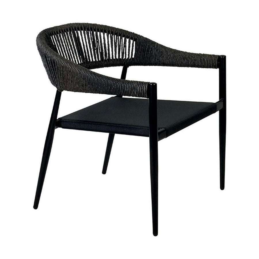 Armstoel Loisir - Aluminium frame – synthetisch koord rug – textilene zitting