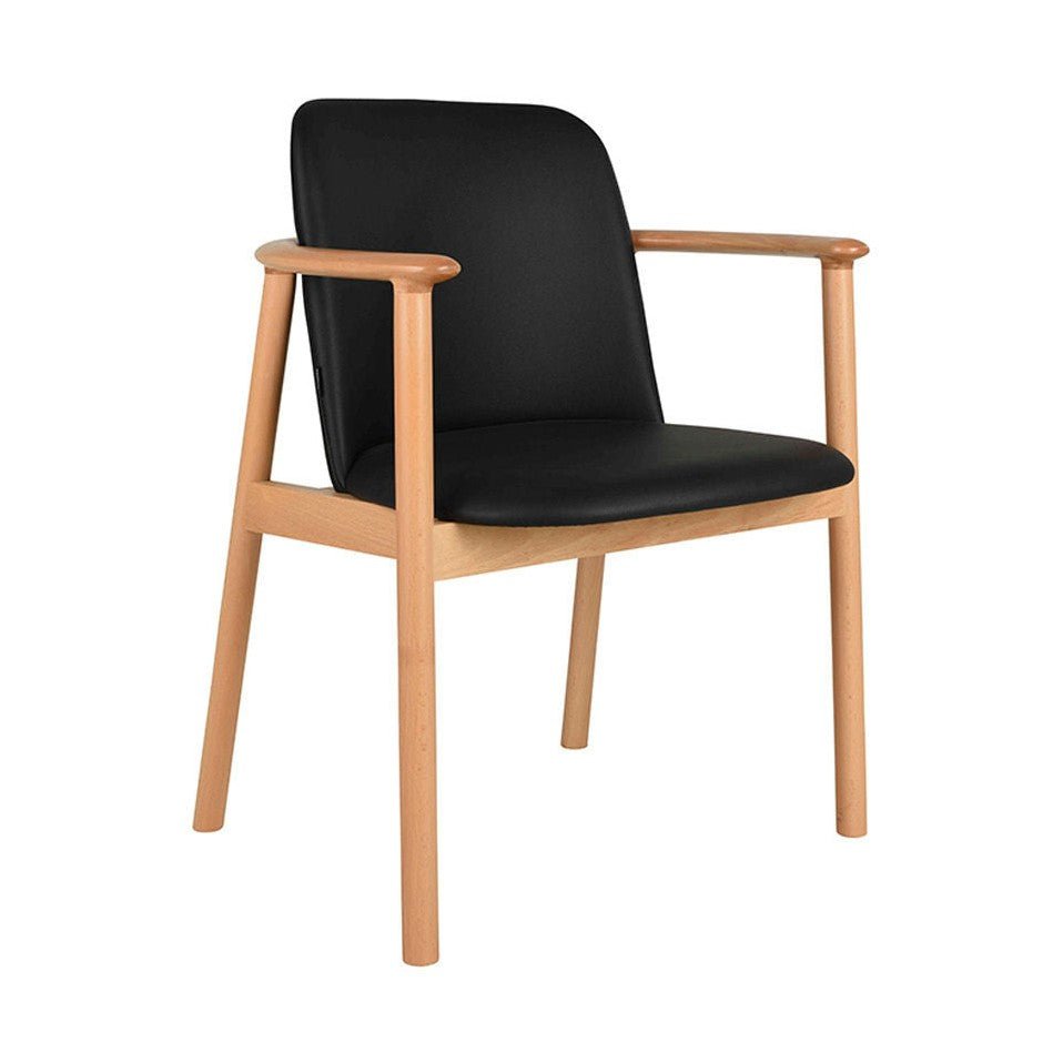 Armstoel Lubeck - Beukenhouten frame – gestoffeerde zitting en rug AC-1674 1