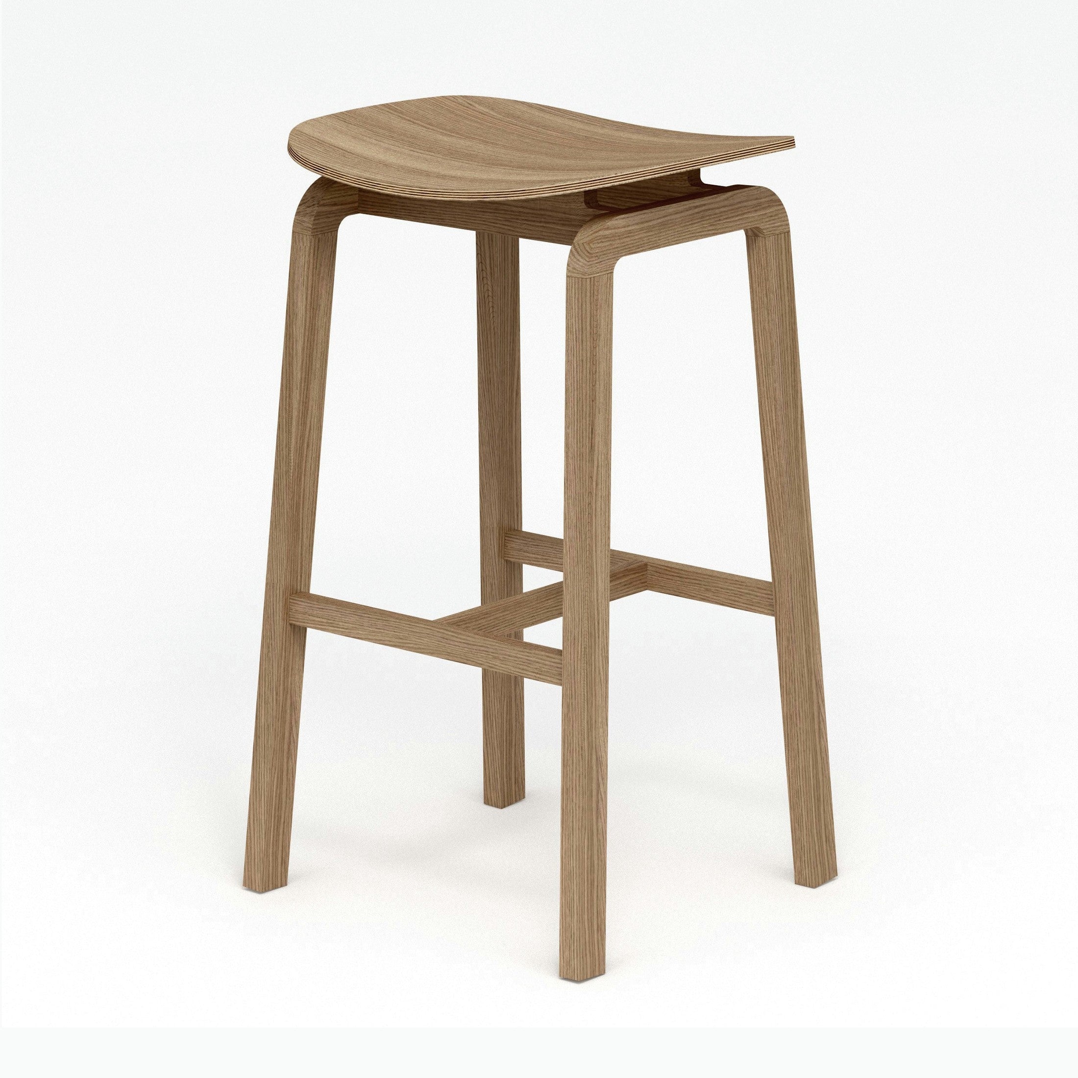 Barkruk Carry -  eikenhout BS-2257 1