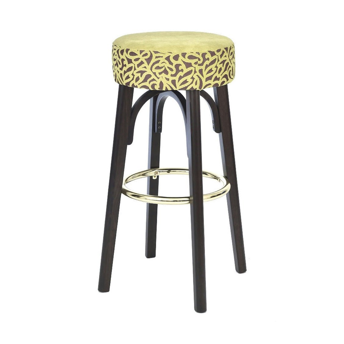 Barkruk Ciro - Beukenhout – gestoffeerde zitting, hoge band BS-1516 1