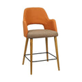 Barkruk Emaro - met armleuningen open rug BS-2744 1