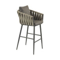 Barkruk La - Aluminium frame – stoffen band kuip – kussens BS-2004 1