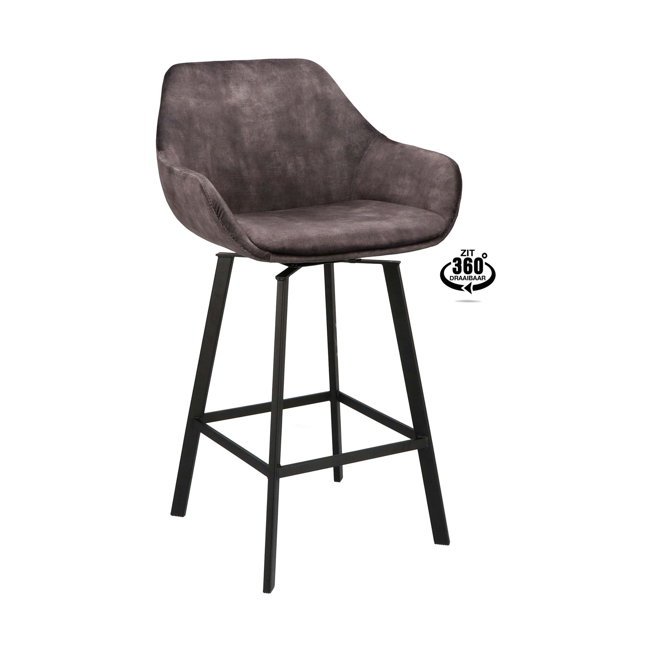 Barkruk Rafael gestoffeerd - 60cm BS-2606 1