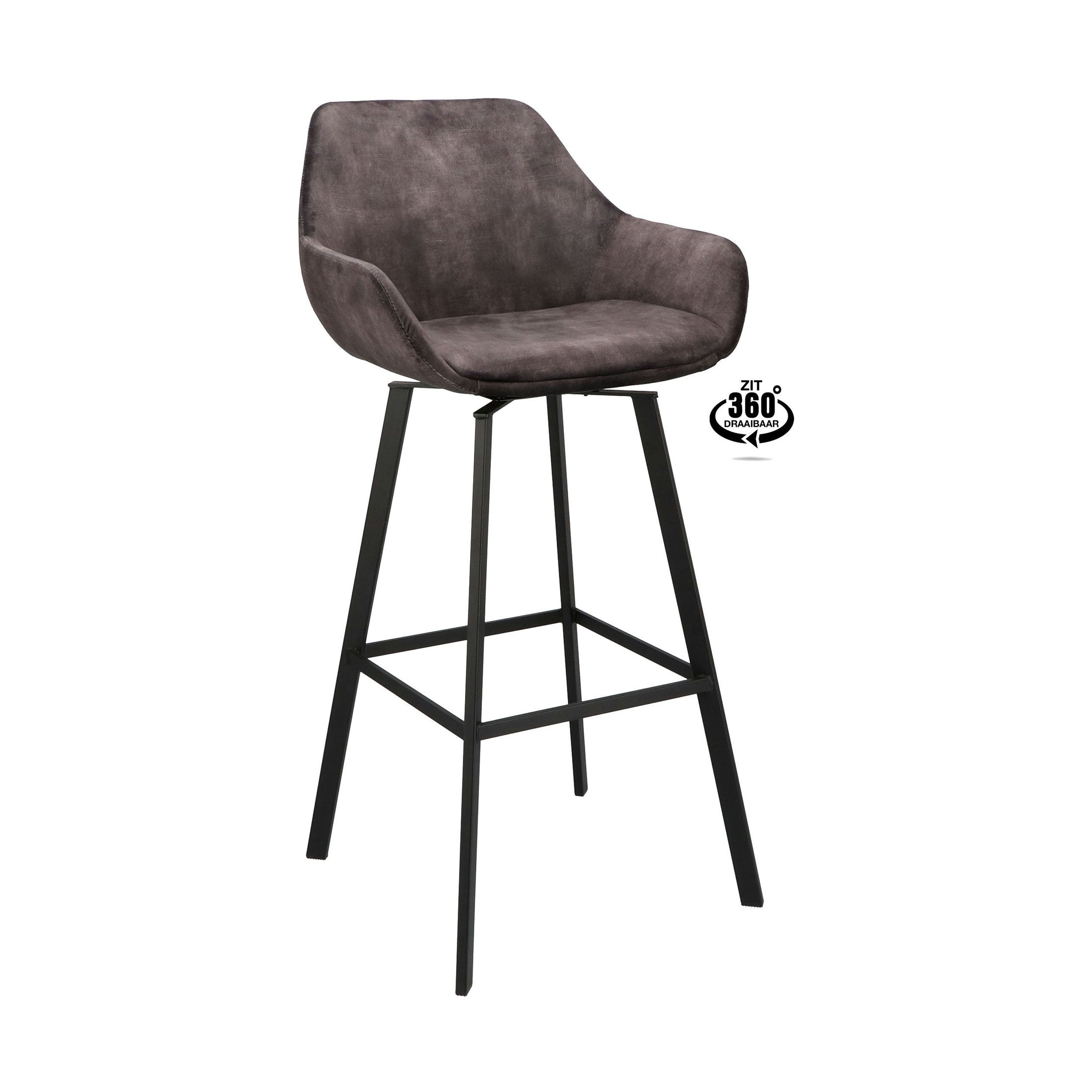Barkruk Rafael gestoffeerd - 80cm BS-2605 1