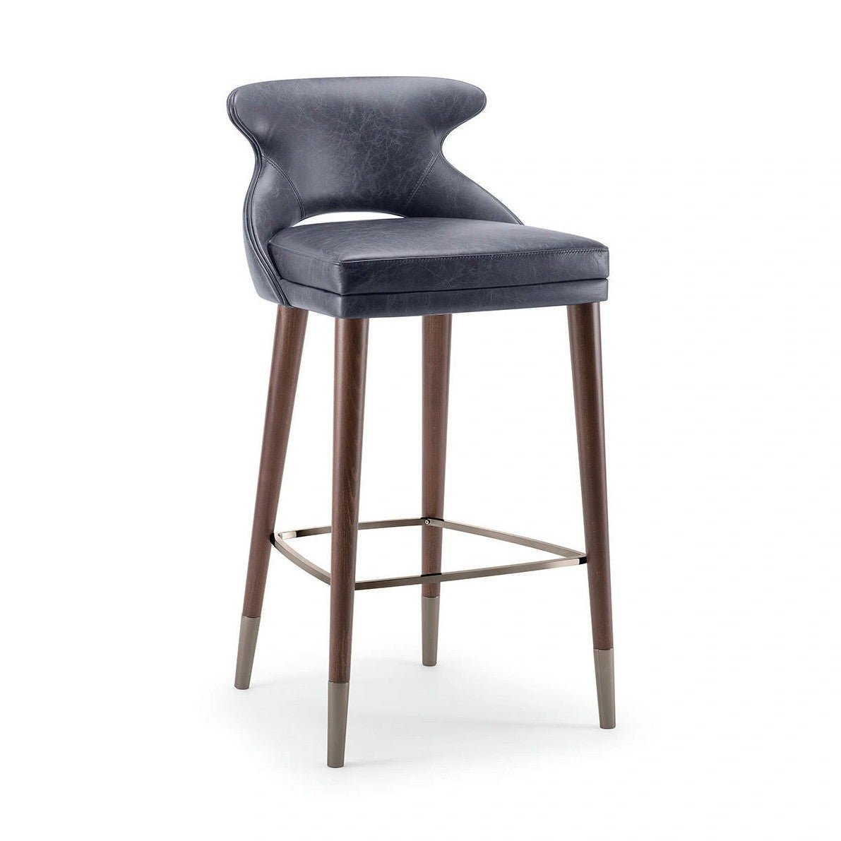 Barkruk Wendy -  Beukenhout - Metaal BS-2918 1