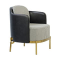 Lounge Lowell - Verchroomd stalen frame – gestoffeerde zitting, rug en kuip LC-1829 1