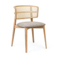 Stoel Capucinno - Gestoffeerd essenhout  CH-1588 1