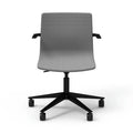 Stoel Kenzo - lage rug met armleuning kruispoot met wieltjes CH-2480 1