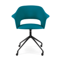 Stoel Lucca - met armleuning spinpoot met wieltjes CH-2549 1