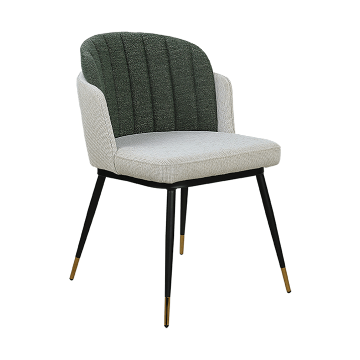 Stoel Turtle - Stalen frame – gestoffeerde zitting en rug CH-1783 1