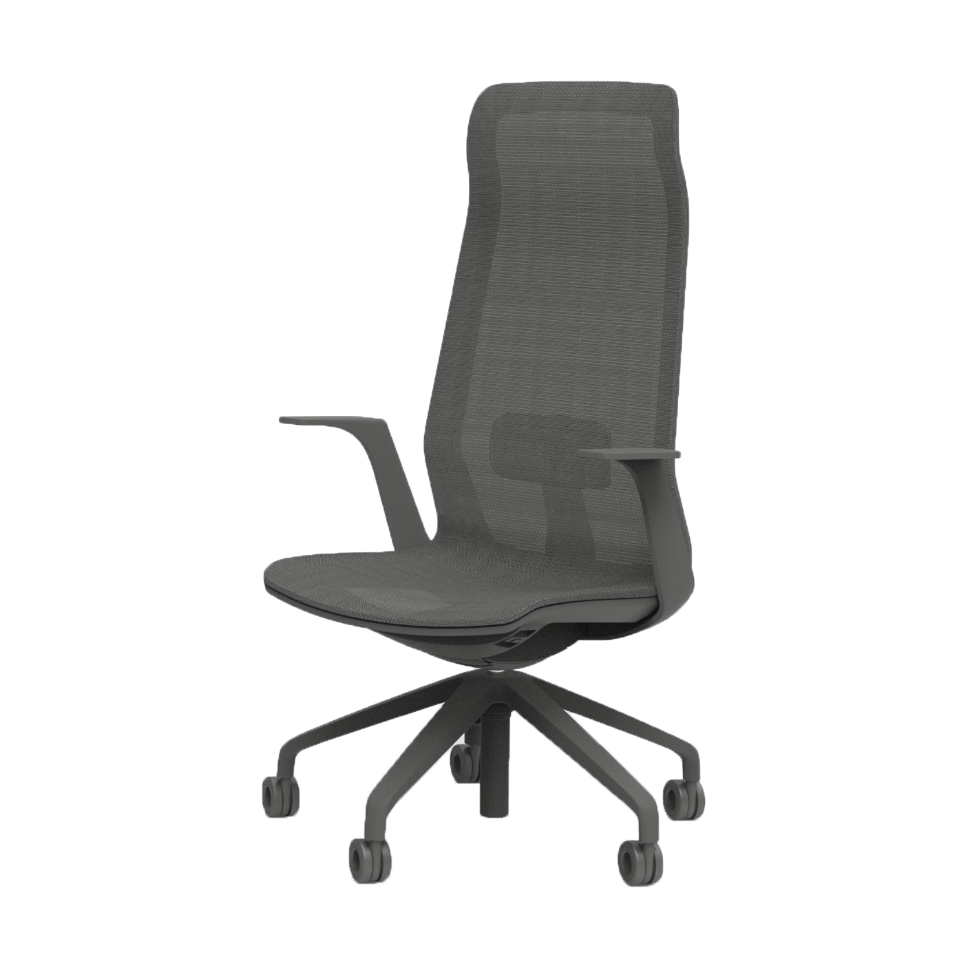Stoel Udo - hoge rug met armleuning CH-2465 1