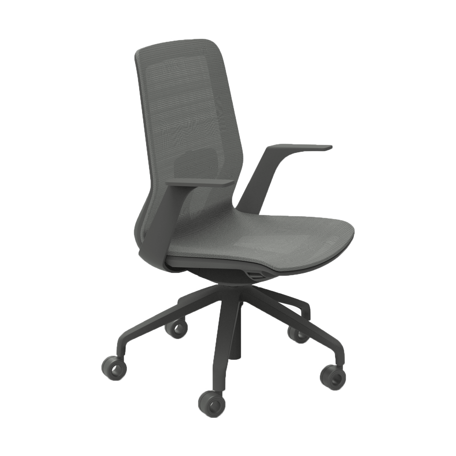 Stoel Udo - lage rug met armleuning  CH-2467 1